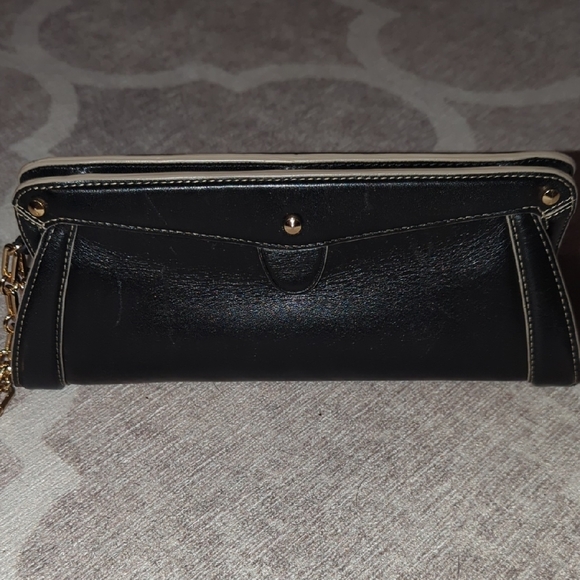 Vintage COLE HAAN Black LEATHER Clutch